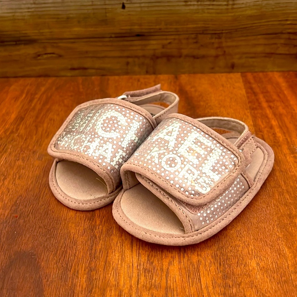 Michael Kors sandal slippers, there isn’t a hard bottom